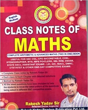 Rakesh Yadav Sir's Class Notes Of Maths for All Competitive Exams